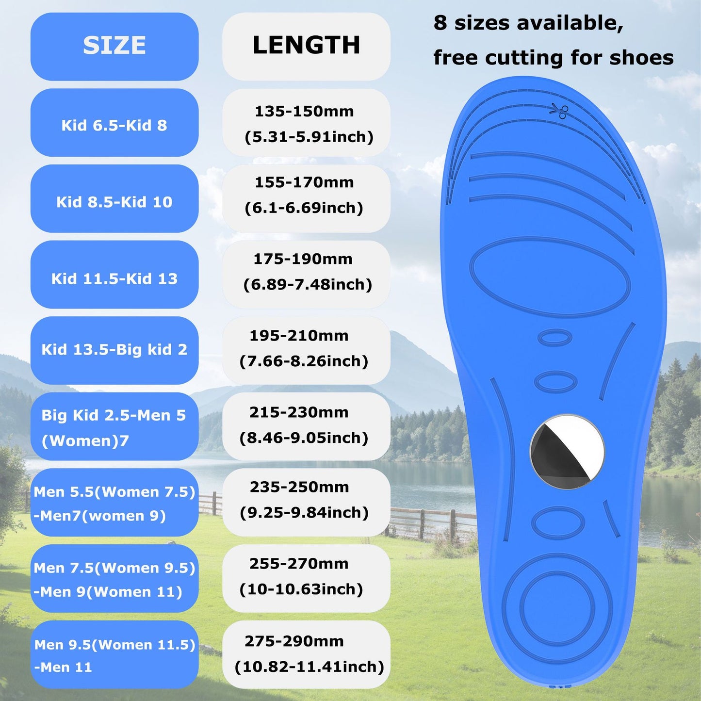 SafeSole™ AirTag-Compatible Safety Insole